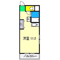 リヴィエラ天神の物件間取画像